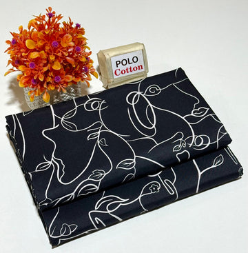 Premium Airjet Digital Printed 2-Piece Unstiched VT-0066