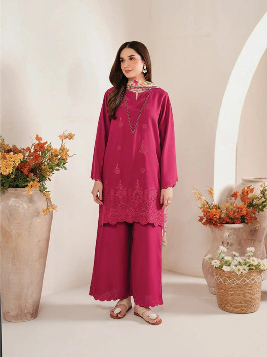 SAPPHIRE DHANAK 3PC EMBROIDERED