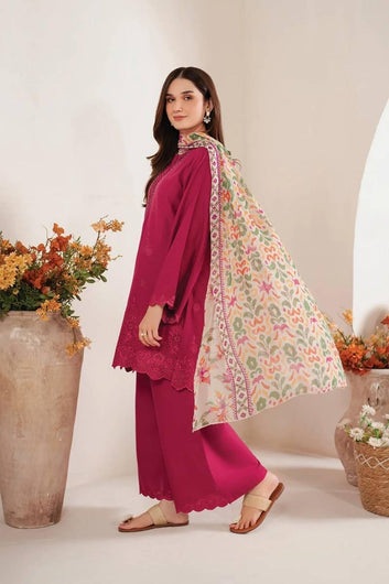 SAPPHIRE DHANAK 3PC EMBROIDERED