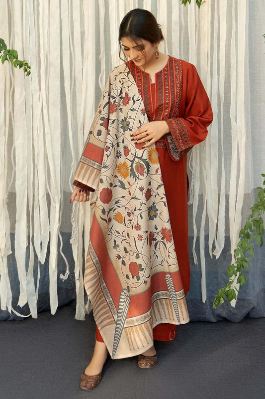 URGE DHANAK 3PC EMBROIDERED