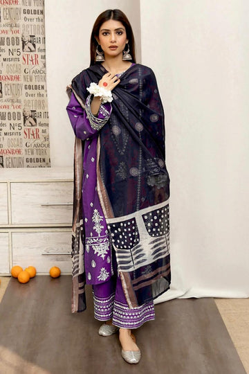 URGE DHANAK 3PC EMBROIDERED
