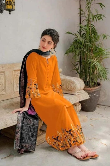 ASLING DHANAK 3PC EMBROIDERED