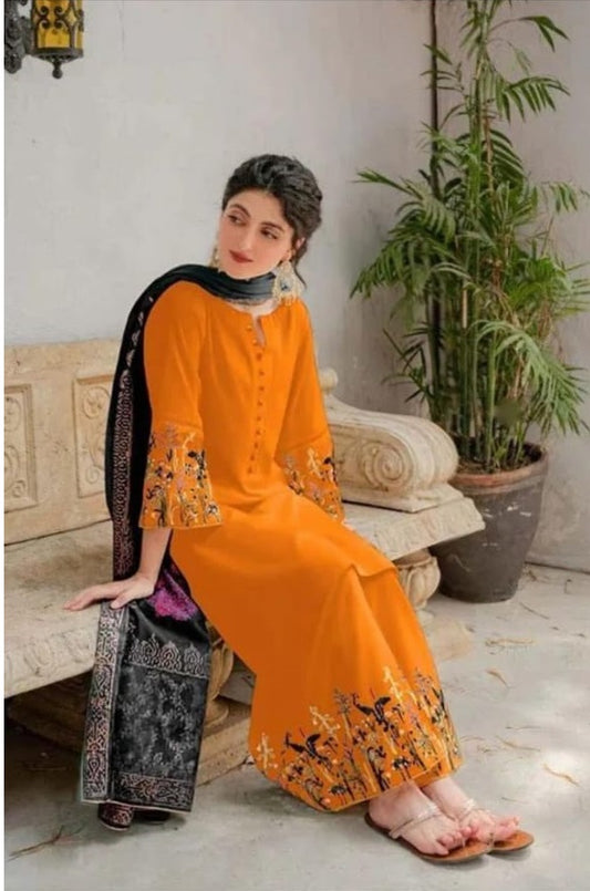 ASLING DHANAK 3PC EMBROIDERED