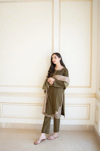 ASLING DHANAK 3PC EMBROIDERED