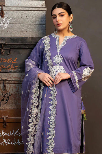 LAWN 3PC EMBROIDERED