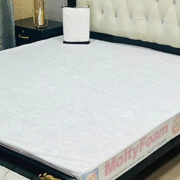 Terry Cotton Waterproof Mattress Protector King Size 72x78 (White)